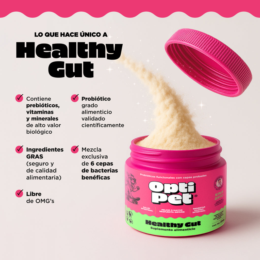 Optipet Healthy Gut Bienestar Y Apoyo Digestivo Diario