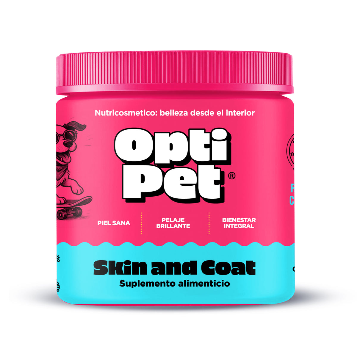 Optipet Skin & Coat Suplemento Alimenticio Piel Y Pelaje